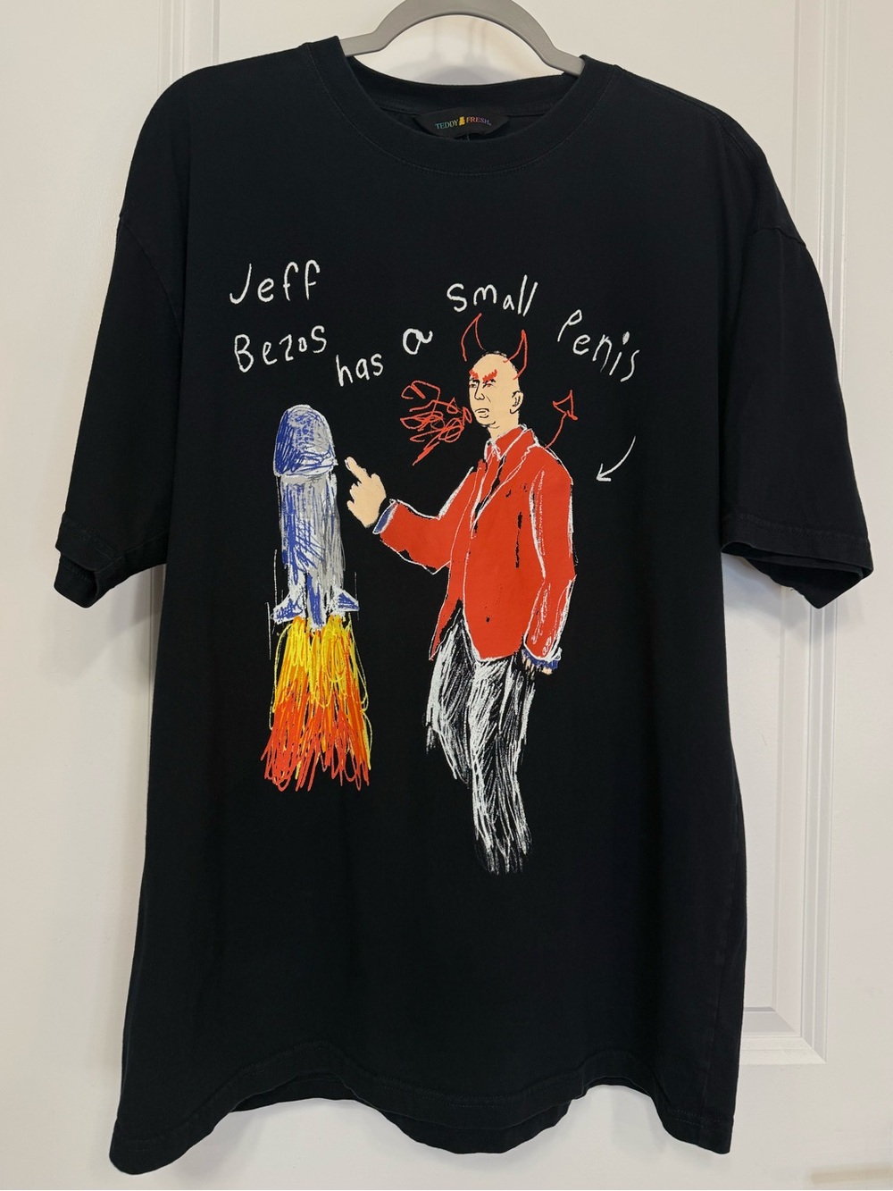 Teddy Fresh “Jeff Bezos Has a Small P**** ” Graphic Tee